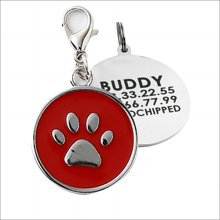 Factory Direct Sale Stock Custom Blank Metal Silver Plated Id Pet Tag Sublimation Printing Logo Qr Code Call of Duty Dog Tag