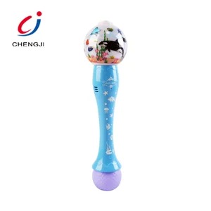 Wholesale Battery Operated Toy Child Dolphin Bubble Magic Wand Light up Soap Bubble Wands for Kids