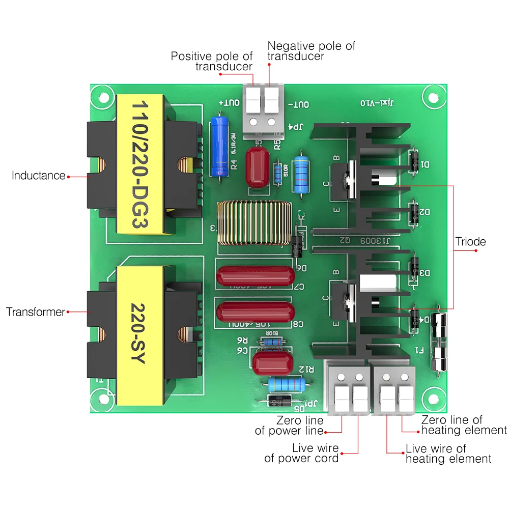 PCB Circuit Board Ultrasonic Cleaning  Instrument Control Motherboard Industrial Drive Circuit Board