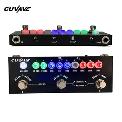 Cuvave Rechargeable Multi Effects Pedal Delay Chorus Phaser Reverb Effect Pedal Guitar Accessories CUBE BABY Guitar Pedal