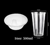 Transparent cup 500ml+ bowl 500ml