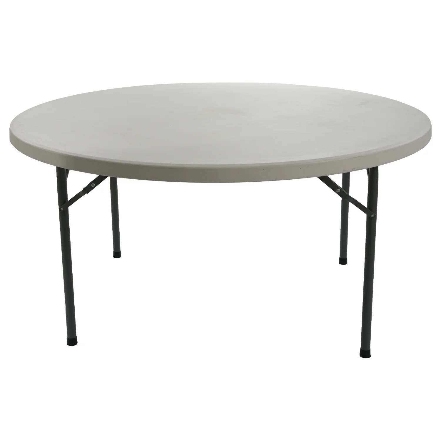 Blow-molded Outdoor Tables Round Foldable 150cm Diameter Modern Folding Table Plastic Patio Garden Furniture for Events Party