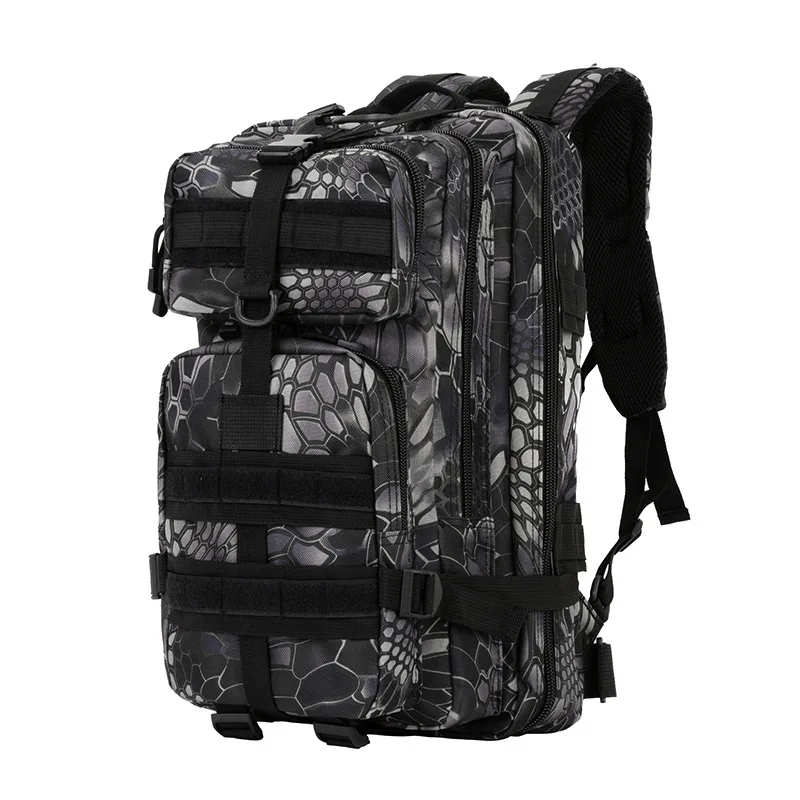 Tactical camouflage bag outdoor camping backpack high-capacity mountaineering bag 3P backpack