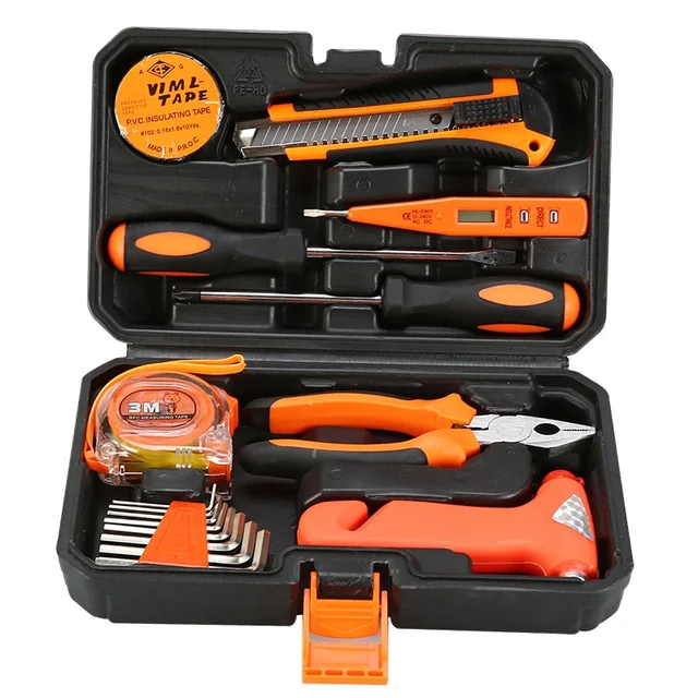 Multi-Function Self-Driving Tour Rescue Toolkit Car Maintenance Toolbox for Vehicle Emergency Repair OEM Customizable Case