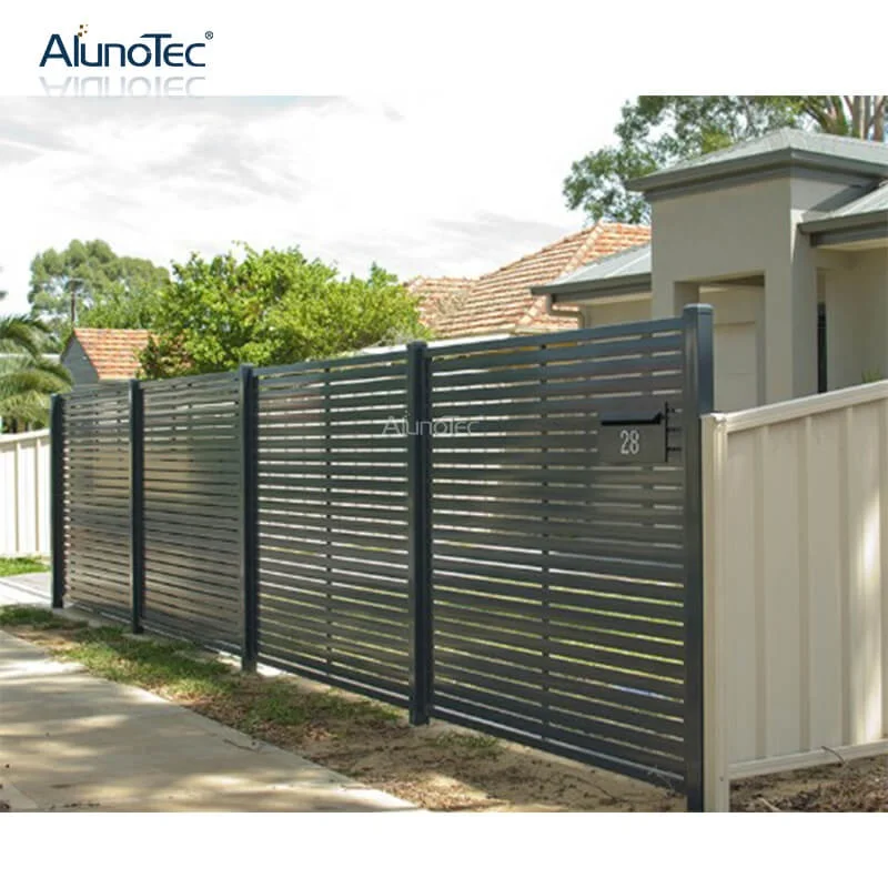 Outdoor Pergola Aluminium Wpc Fencing Patio Balcony Waterproof Wood