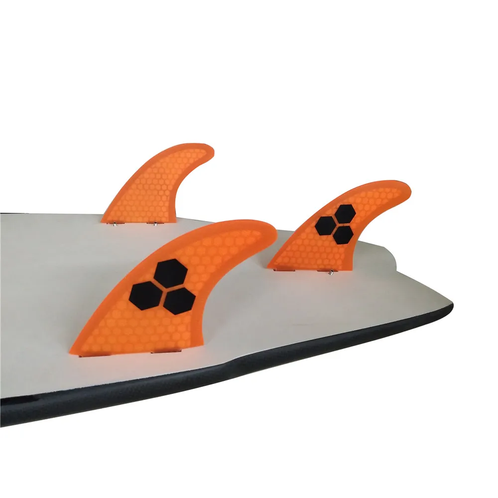 thumbnail image 2 of UPSURF Surfboard Tri Fin Set - M Size Fiberglass Honeycomb G5 Thruster Fins Compatible With Future Fins System 2 of 9