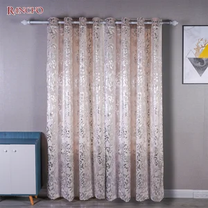 Factory Price Wholesales Luxury Silver Foil Printing Silver Hot Stamping Velvet Curtains for Living Room