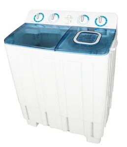 XPB90-2009SVB 9KG Mini Portable Compact Semi Automatic Twin Tub Washing Machine with Dryer