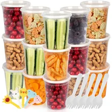 32 oz deli container with dome lid Combo Food Storage Containers with Lids Airtight deli container sealing machine