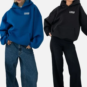 OEM Winter 2026 Women Sport Outfit Hoodies Lounge Wear Blank Embroidery Oversize Unisex Long Sleeve Thick Pullover
