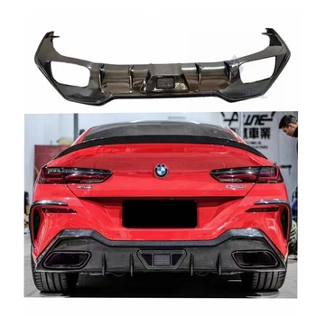 Hot Selling Carbon Fiber Rear Diffuser For Bmw 8 Series 840i G14 2019-2022 Car Accessories