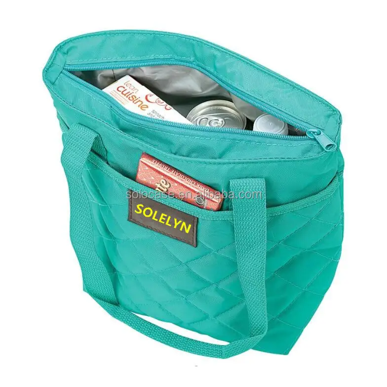 Quilted Lunch Tote Bag