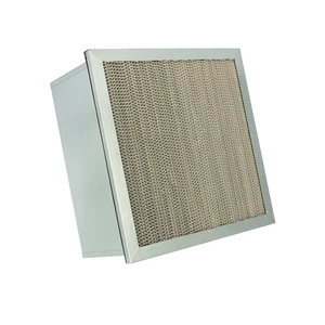 HEPA Separator Air Filters Glass High Dirty Holding Capacity HEPA air Filter for Precision Electronic Instrument Factory
