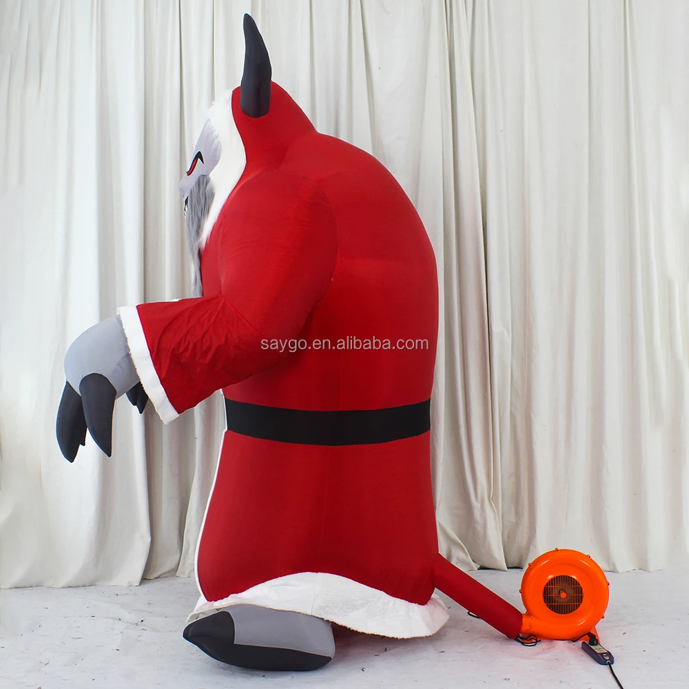 2025 Unisex Halloween Anime Theme Inflatable Evil Monster Mascot Costume Plush Walking Furry Giant for Decoration Events Rental