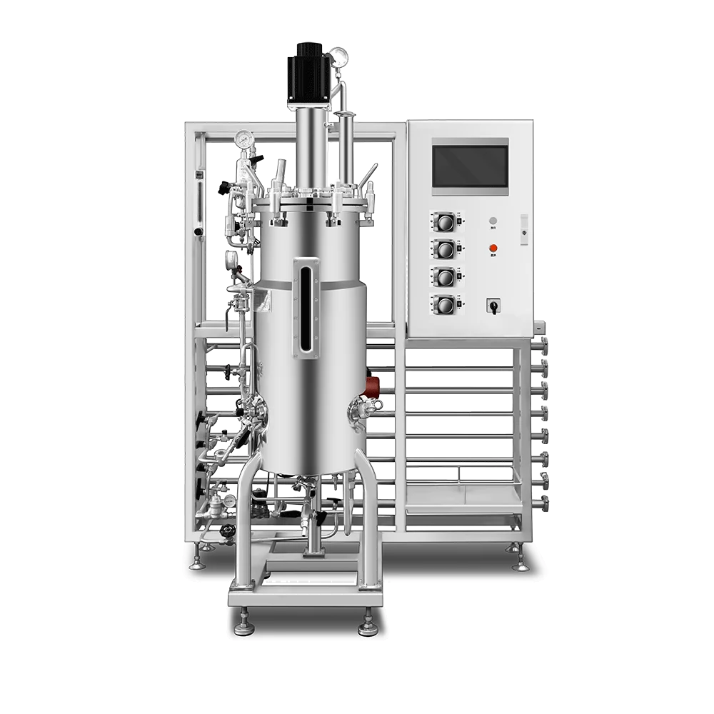 Small Glass Airlift Bioreactor Fermenter 3L/5L/10L Bench Top Automatic ...