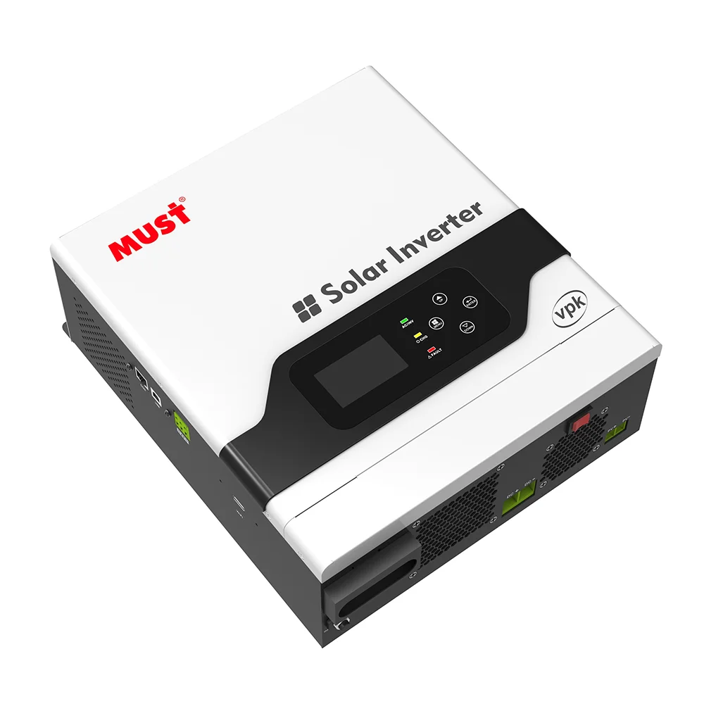 MUST 2000W Solar Inverter Off Grid Hybrid Solar Charge Controller Inverter All in One 75VDC PV Mppt 2kw 24VDC 230VAC