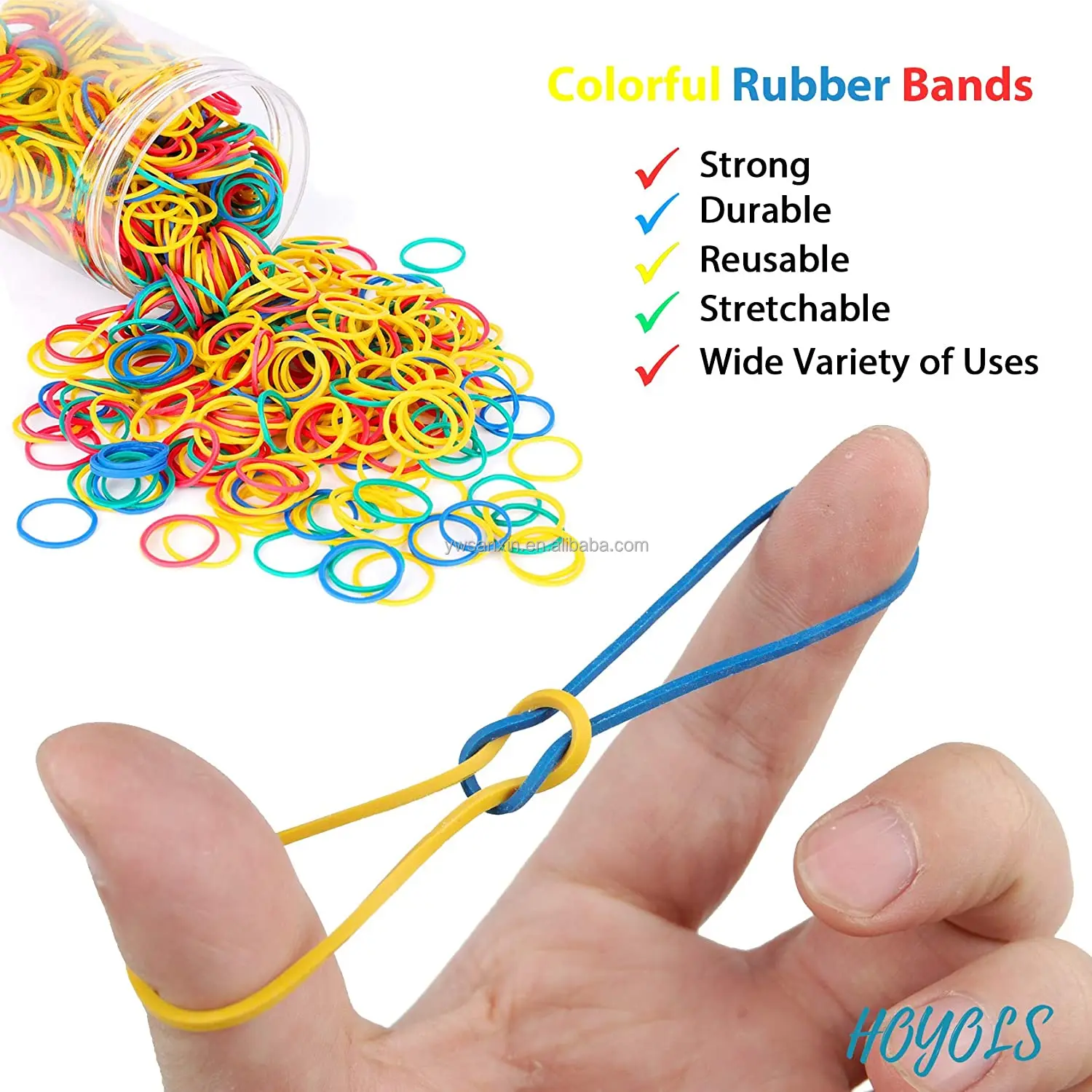 Assorted Color Elastics Reusable Rubber Band For Hair Buy Small Colored Rubber Bandassorted 