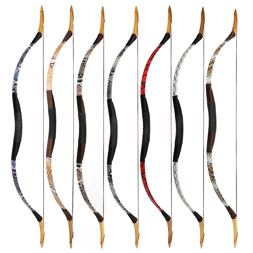 Traditional Recurve Longbow Archery Hunting Traditional Longbow 20-50 Lbs Archery Hunting Practice Bow