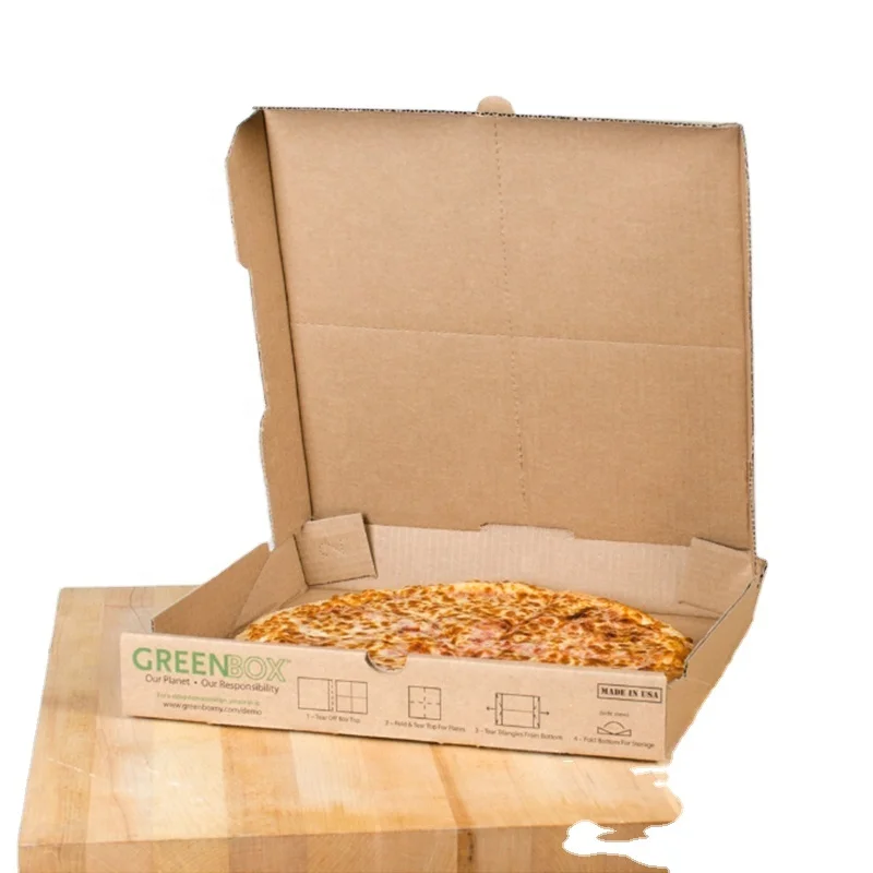 Recycled Material Pizza Box 30cm x 100 - Glasslines