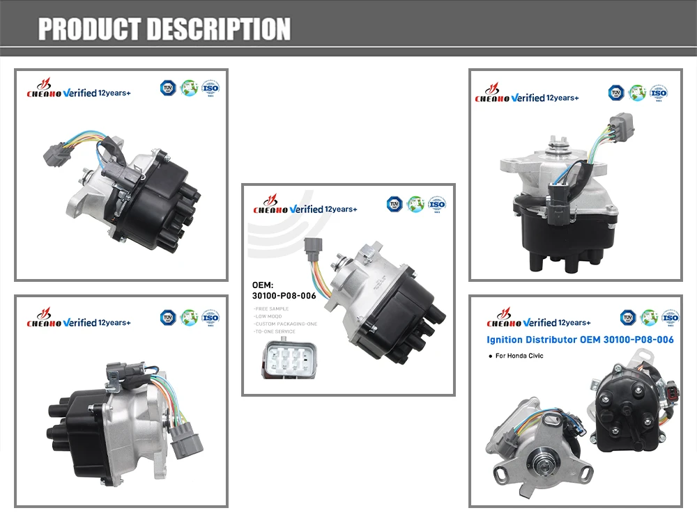New DISTRIBUTOR FITS HONDA CIVIC 30100-P08-006