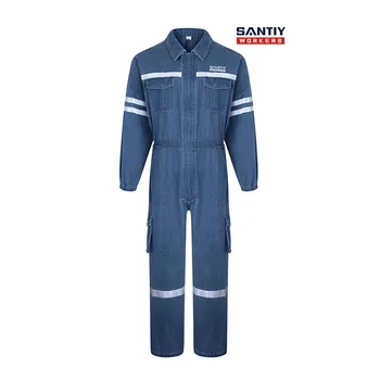 Competitive Price Overall Work Suit Work Clothes Industrial Safety Clothing High Visibility Reflective Safety Clothing Coverall