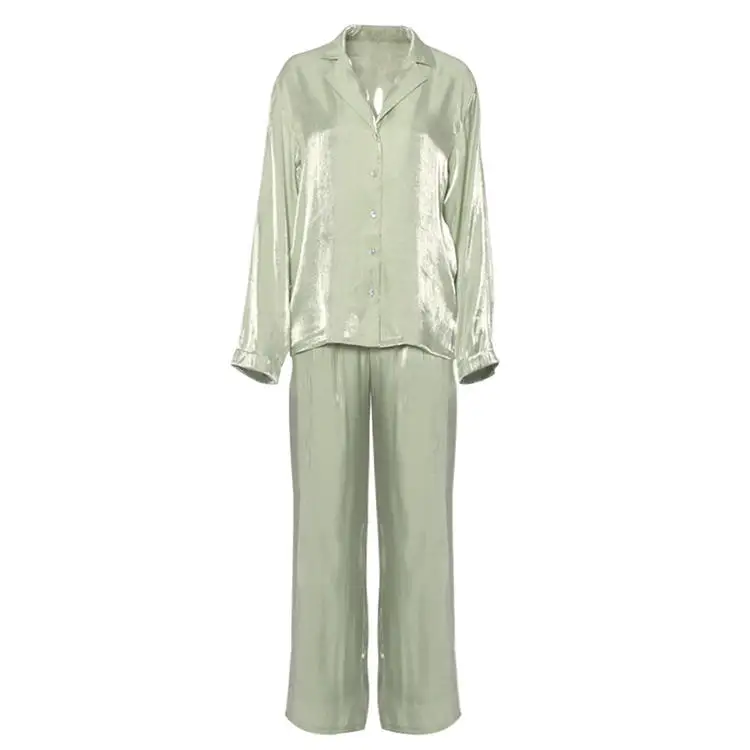 Silkpeace Women's Satin Pajama Pants – Lounge Pants With Pockets, Silk Feel