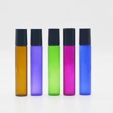 Custom Label 10ml Colorful Roll On Perfume glass bottle for stoste with Quality Assurance