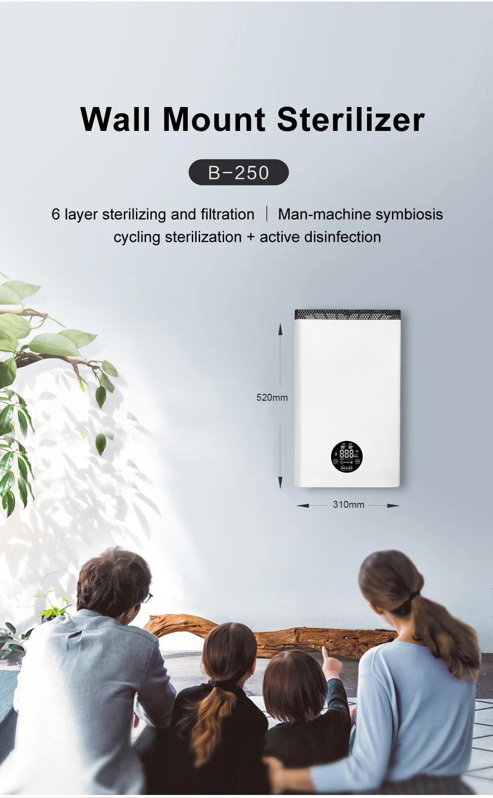 Air Purifier, Wall, HEPA - detail 4