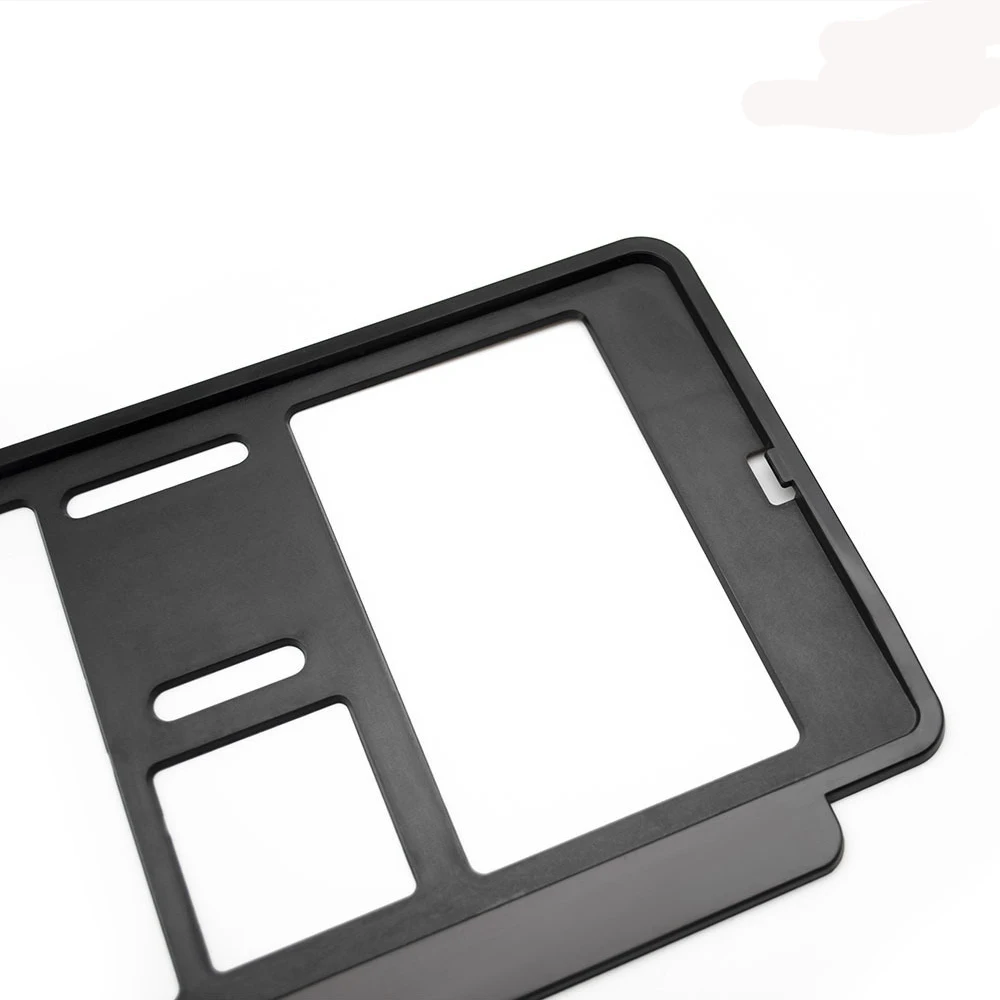 Plastic Auto Car Number License Plate Frame Matte Black Custom Logo License Plate Frame for Chile Car details