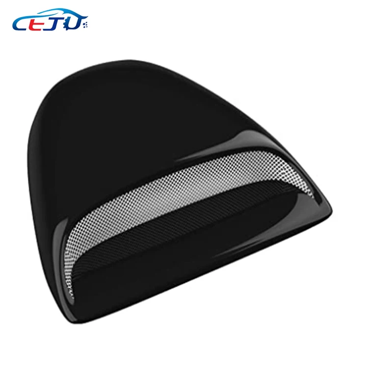 TUINCYN Presa D'Aria Decorativa Per Cofano Auto – 2 Pezzi Grigi In ABS – Universale Con Nastro Adesivo