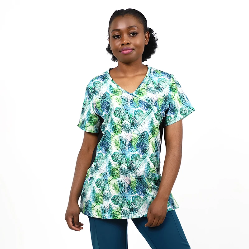 Uniforms Custom Print Scrubs Wholesale Tops Scrubs Fashionable