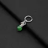 E008-Light Green1 (One there are ear holes earring)