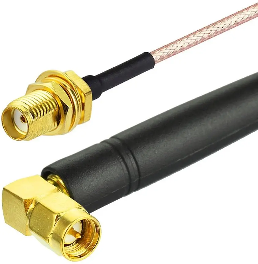 UL listed 50 ohm good quality high temperature RG178 PTFE insulation cable with Ipex1 connector for telecommunication