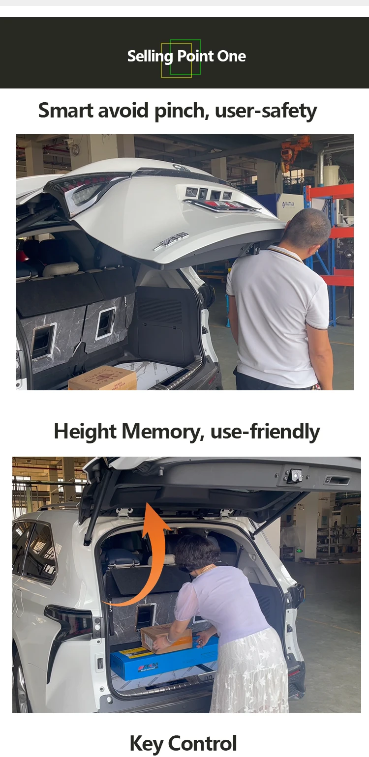 Power Tailgate Lift Trunk Modification Control Remote Control Tailgate Lift for Toyota Granvia Automatic Power Liftgate supplier