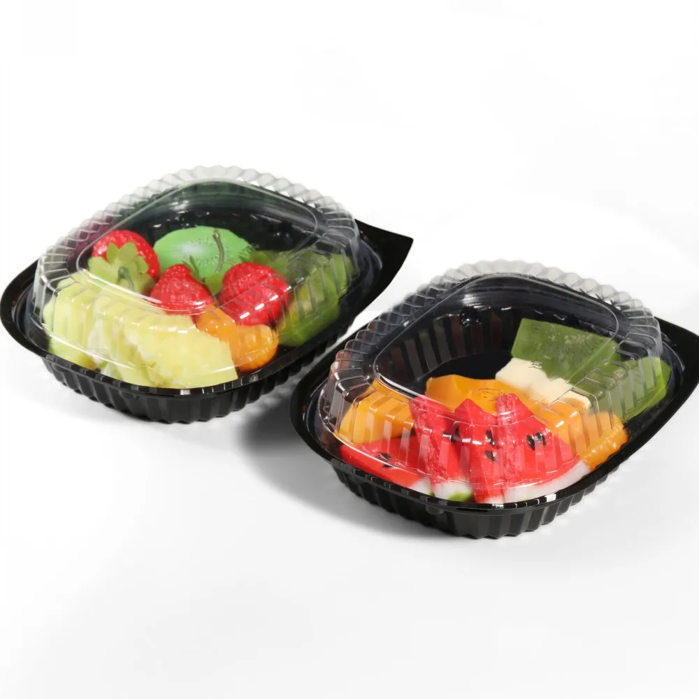 Disposable Food Grade Pet Plastic Fruit Packaging Box Blister Clear
