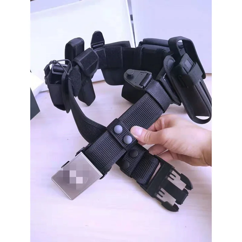 Adjustable Durable Training Durable Multi Functional Patrol Duty Security Belt with Nylon Oxford Cloth Waist Belt