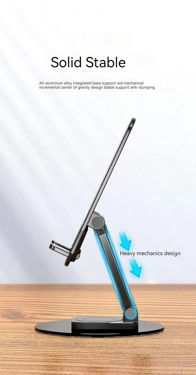 Desk Phone Holder Adjustable Phone Stand Universal Foldable Desk Phone