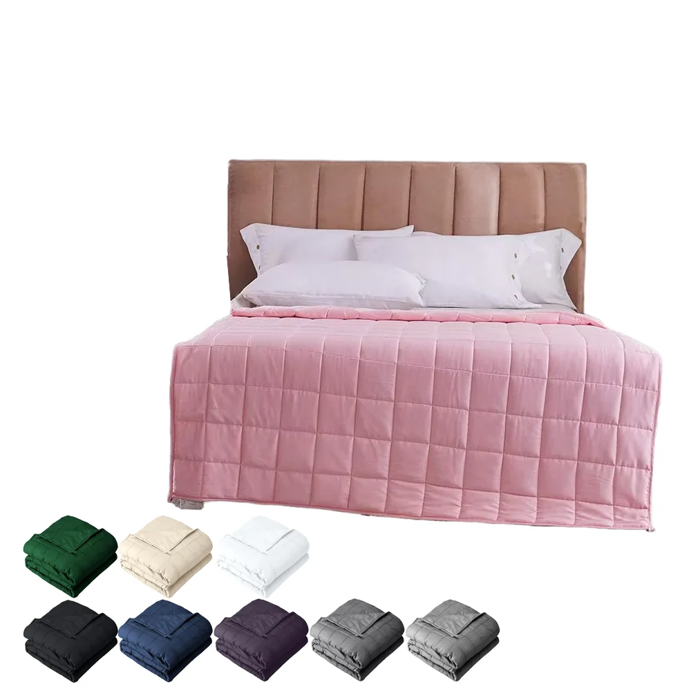 Натуральный 100% хлопок бамбук плотное стеганое одеяло для взрослых