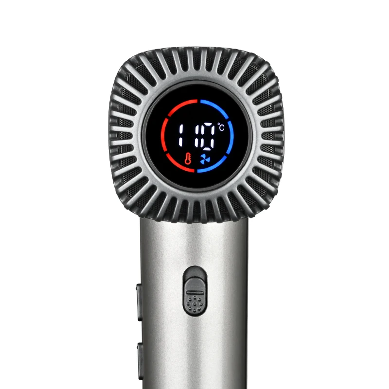 WMARK NG-9107 Customized Professional BLDC Brushless Motor High Speed 100,000RPM Hair Blower 2000W LED Display Barber Hair Dryer
