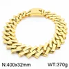 Oro pulido collar 40cm * 32mm