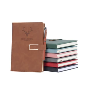 Direct Sales Multiple Colors Optional Customizable PU Notebook Teacher Gift Notebook Multi-scene Applicable PU Notebook