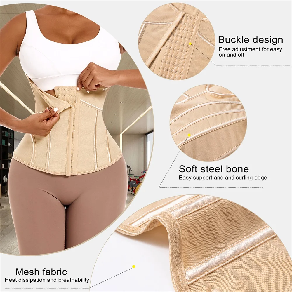 Custom Wrap Coset Waist Shaper Trainer Belt Women Body Waist Cinchers Lady Firm Tummy Control Shapewear for Women factory