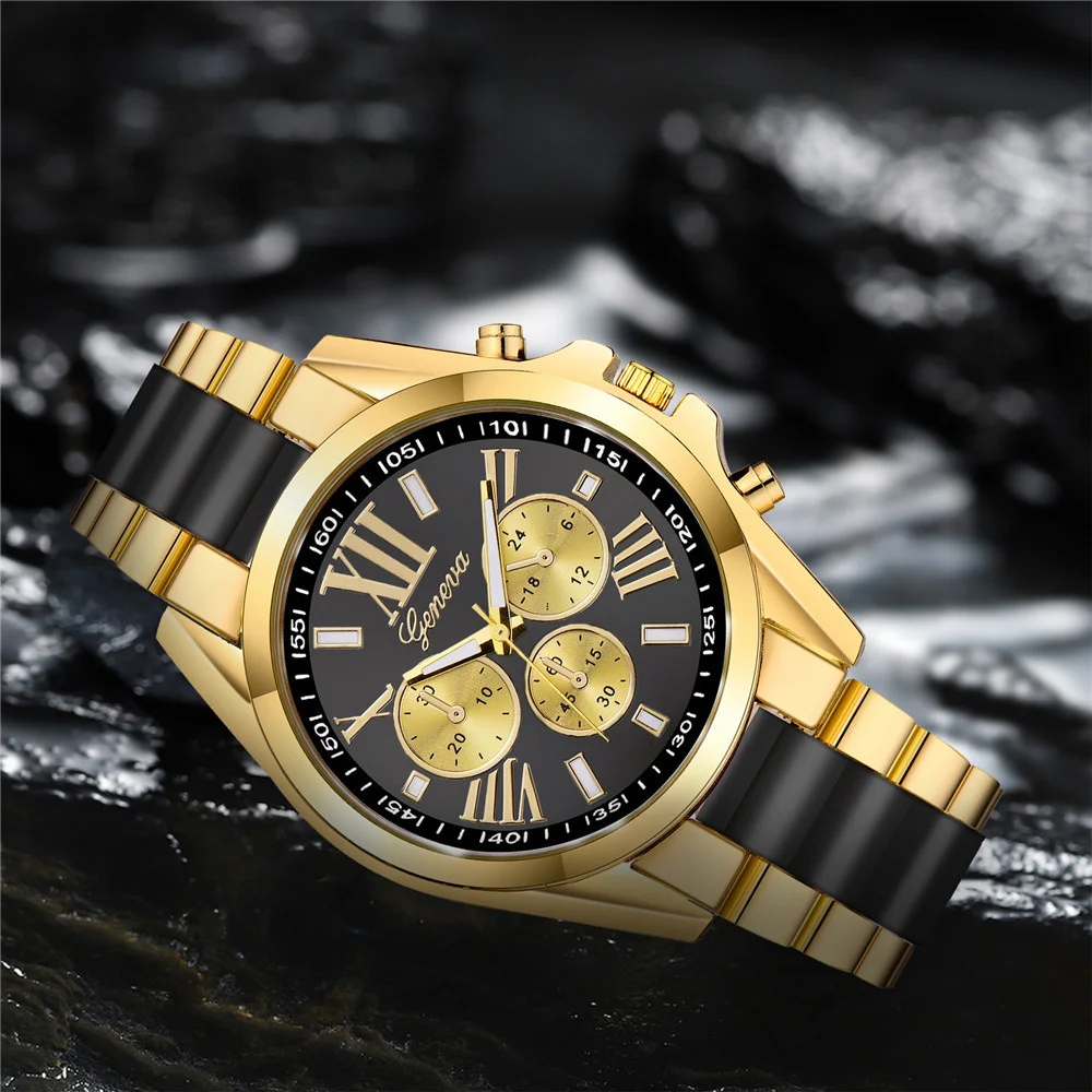 Ensemble De 2 Montres Geneva Superior Homme & Femme - À Quartz - Acier - Neuf Avec étiquettes
