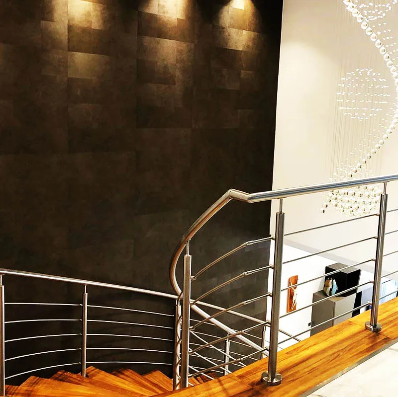 Modern Cheap Stair Railing Design With Rod Bar Railing Stainless Steel ...