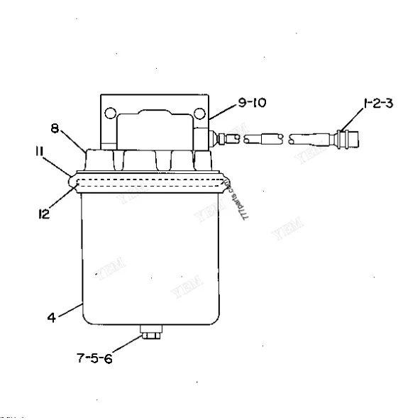 1W-4279 FUEL PUMP G for Caterpillar Engine Parts With Warranty