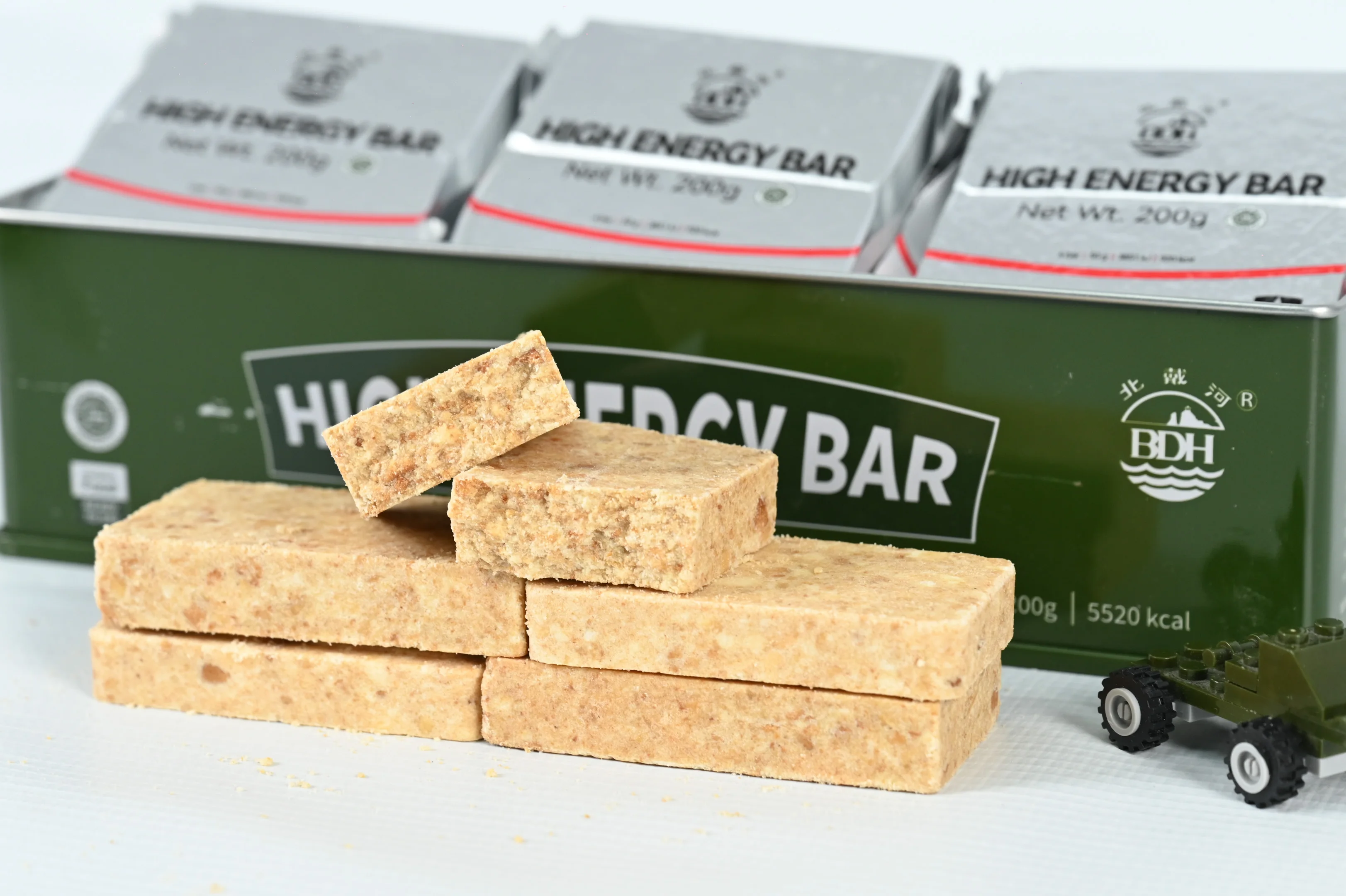 High Energy Hard-Textured Bug out Bag Biscuits Sweet and Salty Chocolate Flavor