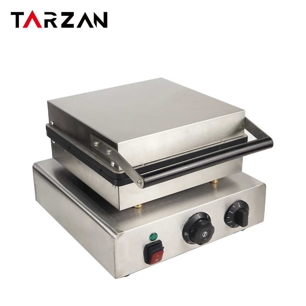 Commercial Machine Stick Waffle Machine Crispy Snack Maker Waffle Stick Machine with Cast  Iron Plate Fishball Frill