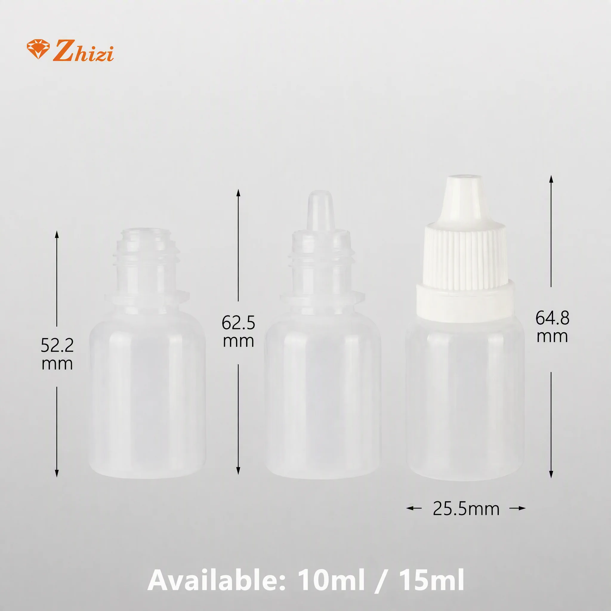 Sterile Eye Drop Bottle Empty 5ml 10ml 15ml LDPE Plastic Dropper Bottle Childproof Tamper Evident Medical Grade Eye Dropper
