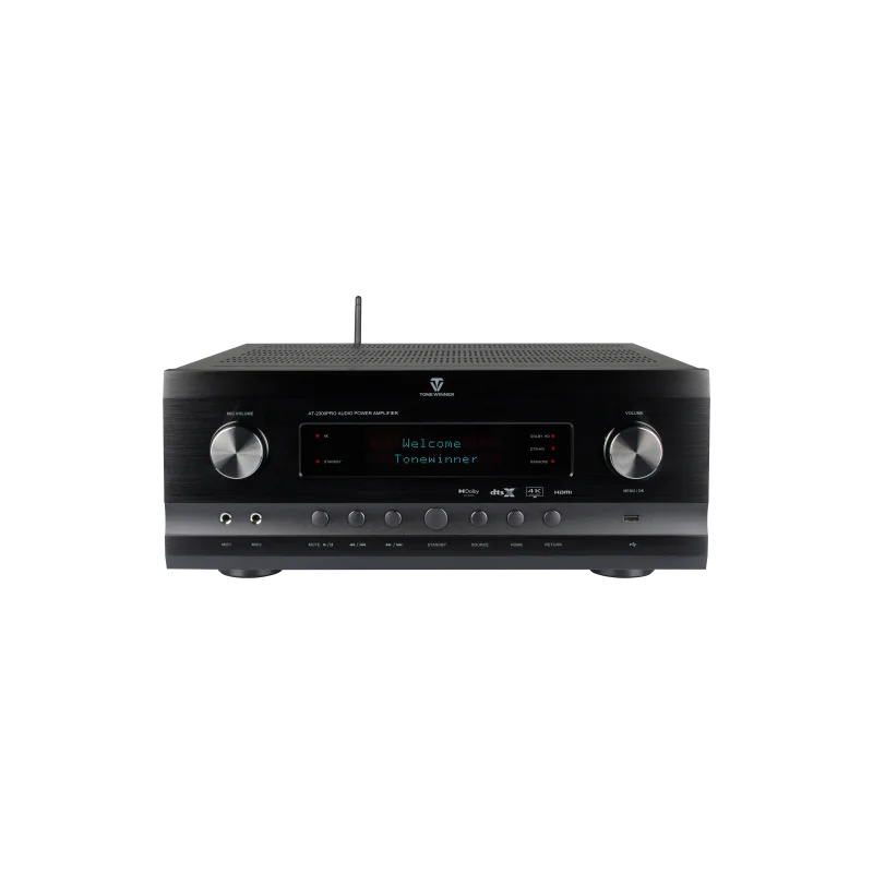 ToneWinner High Quality AT-2300PRO Dolby Atmos DTS: X AV Receiver  Karaoke System Multi Function Integrated Amplifier