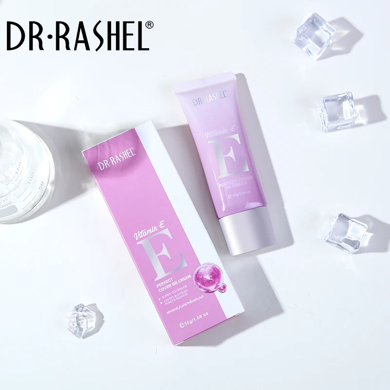 2021 DR RASHEL Vitamin E Perfect Cover BB Cream Makeup Foundation Face Powder